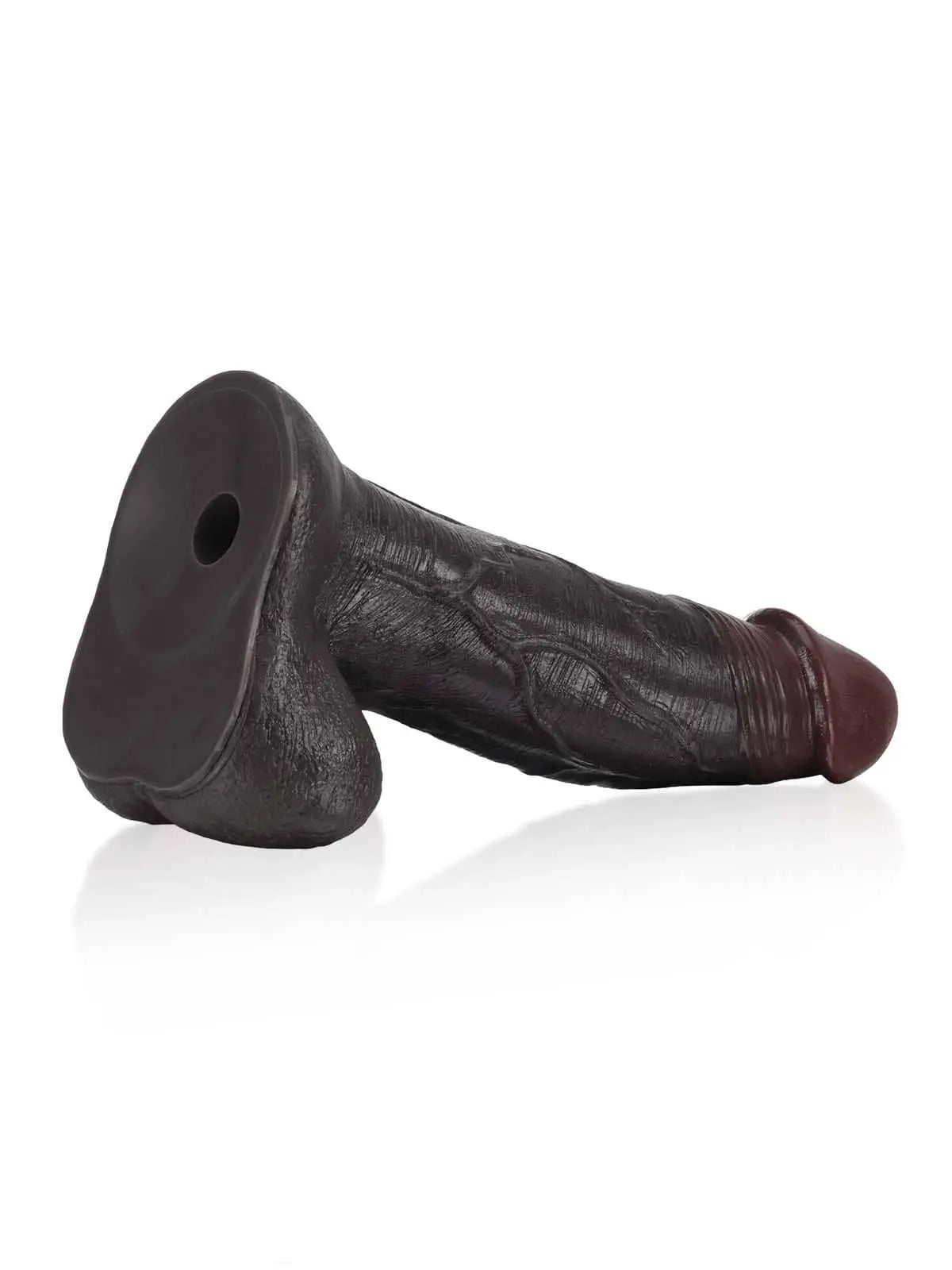 Anja - Riesen Dicker Dildo Mit Gleitender Haut und Beweglichen Hoden - 27,5 cm