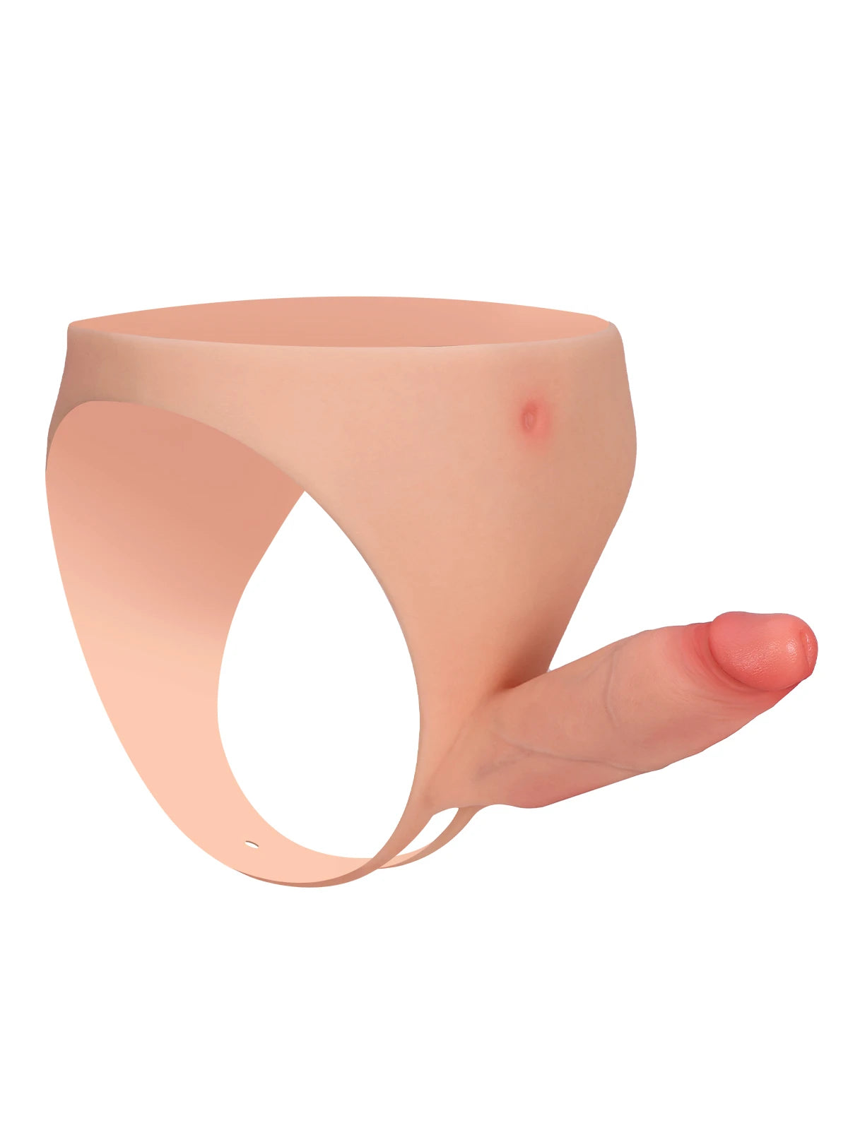 Casey - Hohler Strap-On-Dildo · Tragbar · Premium-Silikon - 15,5 cm