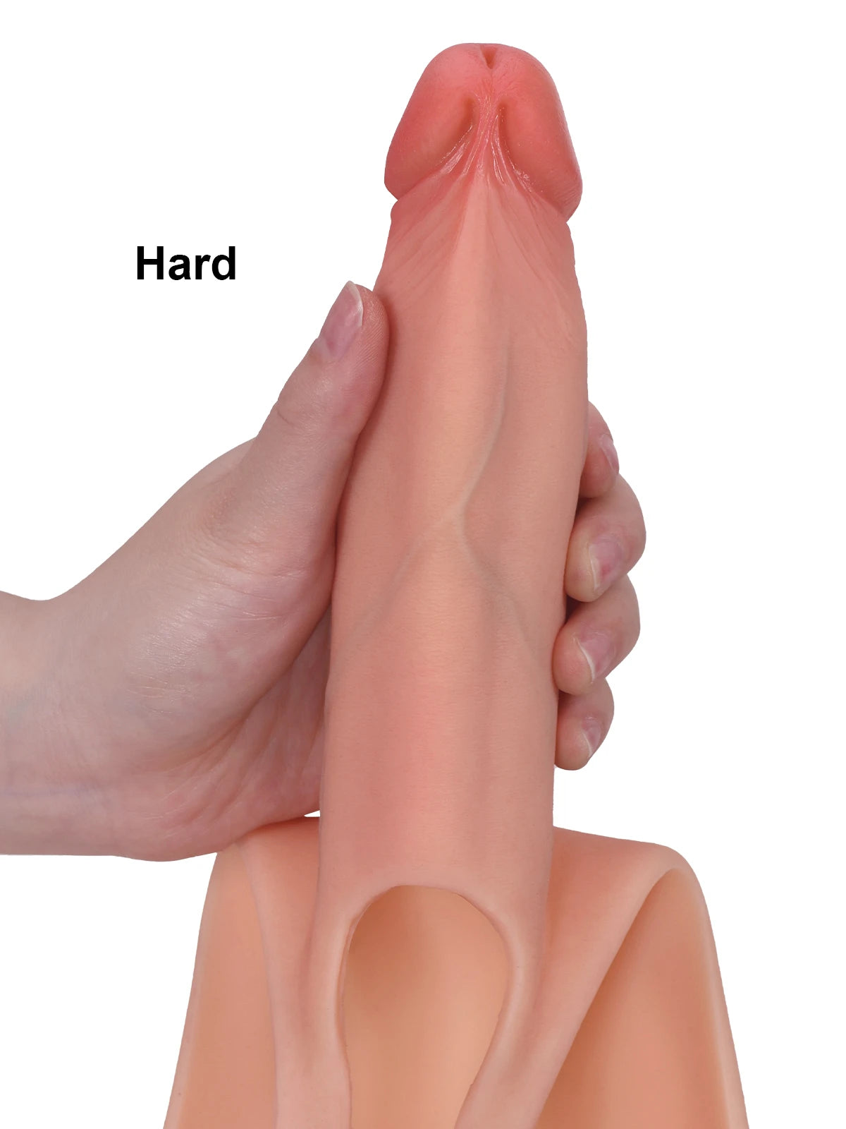 Casey - Hohler Strap-On-Dildo · Tragbar · Premium-Silikon - 15,2 cm