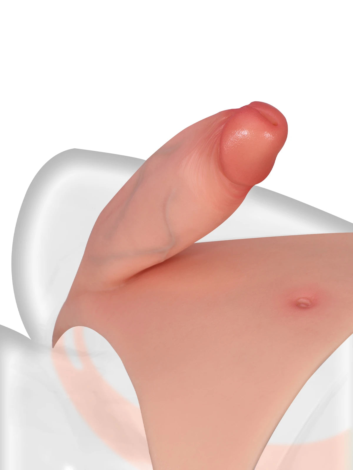 Casey - Hohler Strap-On-Dildo · Tragbar · Premium-Silikon - 15,5 cm