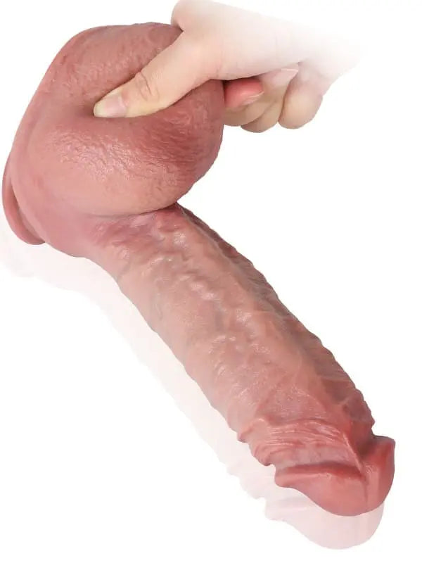 Günter - Hyperrealistischer Dildo mit Metallkern und biegsamer Form - 23,5 cm