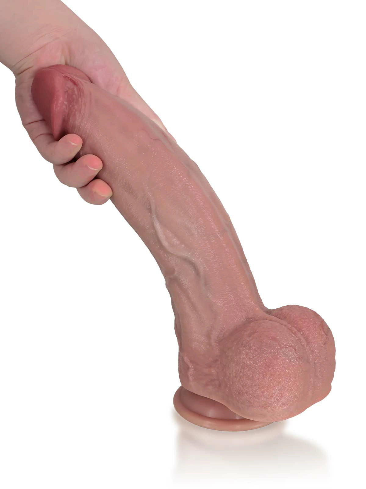 Henry - Großer Realistischer Dildo mit Breitem Rücken - 27,4 cm