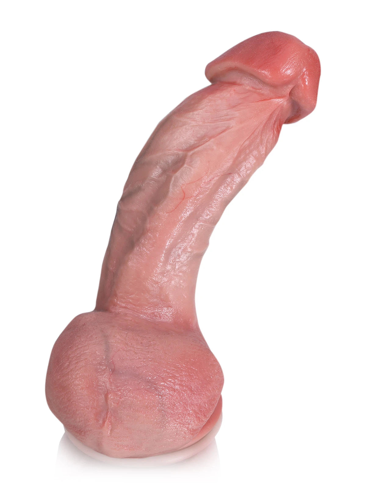 Jack - Realistischer Dildo mit Pilzförmiger Eichel, Biegbarem Metallkern - 22,5 cm