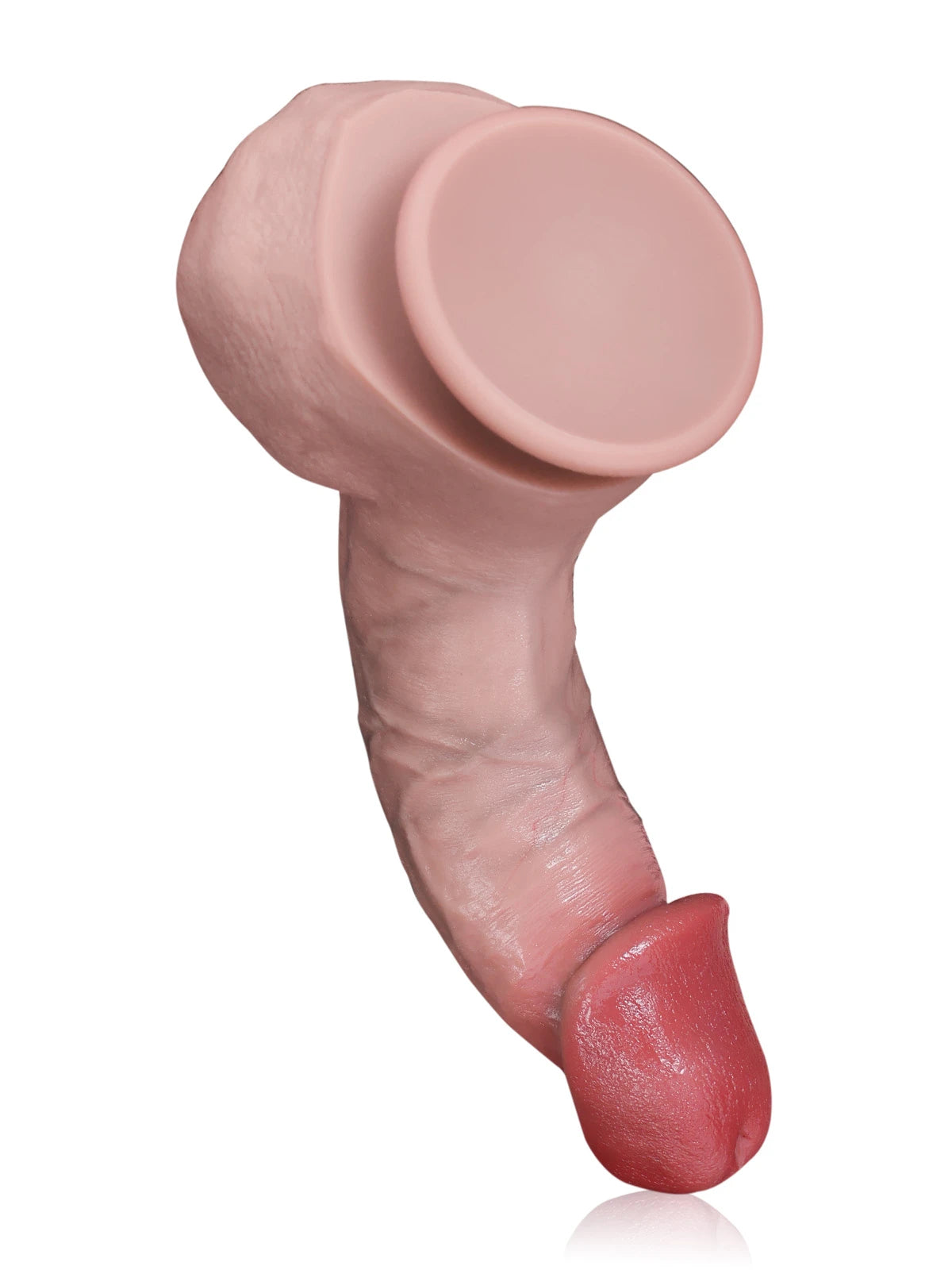 Jack - Realistischer Dildo mit Pilzförmiger Eichel, Biegbarem Metallkern - 22,5 cm