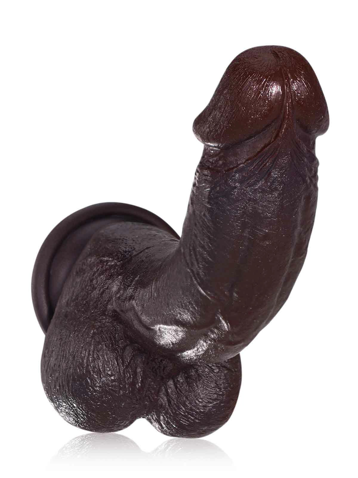 Jake - Schlanker Realistischer Dildo mit Biegbarem Metallkern - 21 cm