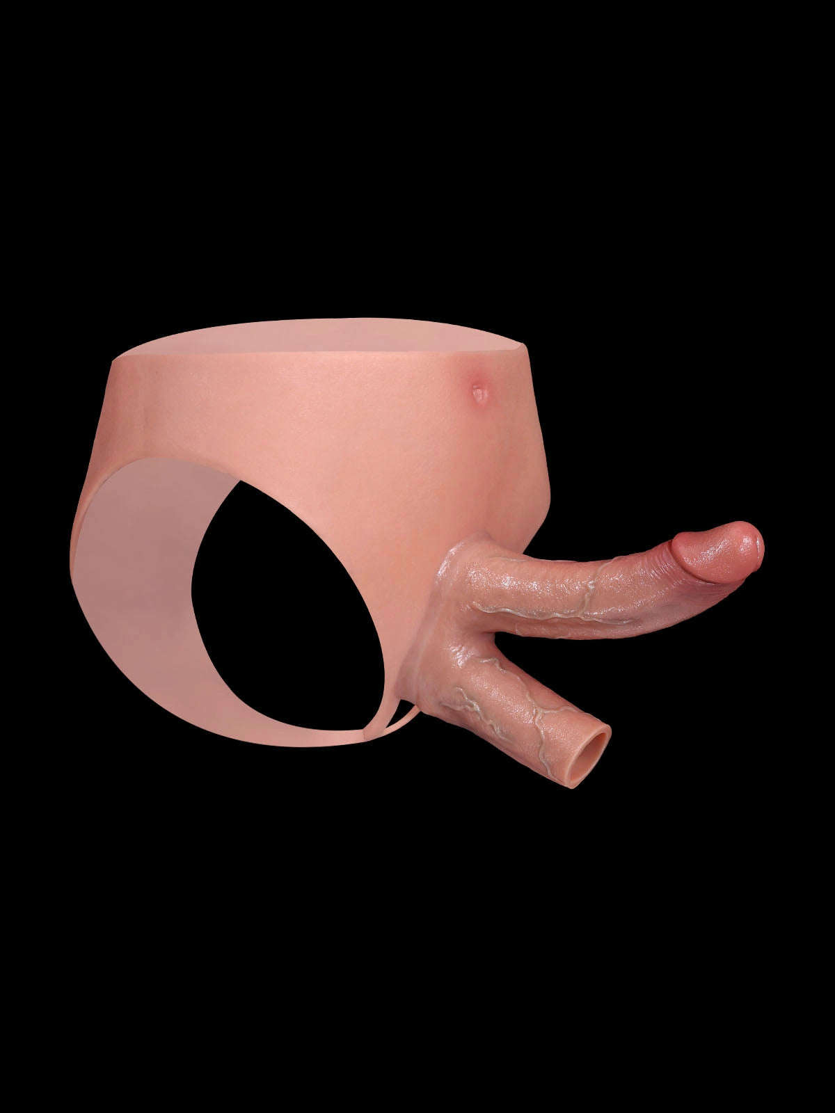 Jax - Umschnalldildo mit Penishülle für doppelte Penetration - 16,5 cm