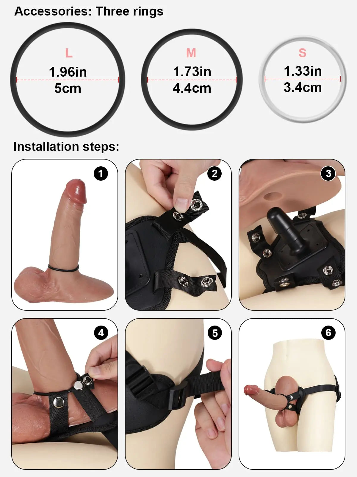 Kimi - Verstellbarer Strap on Gurt (nur geeignet für Realdildo 3.0 Produkte)