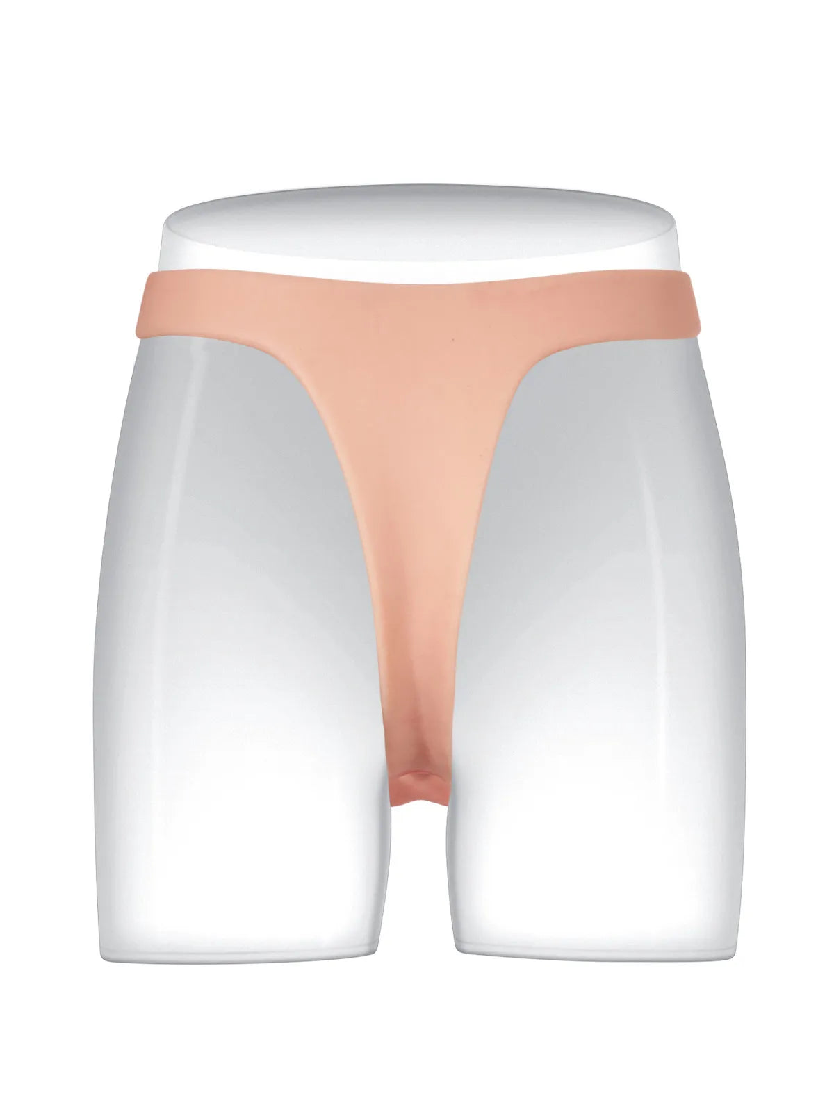 Parsifal - Leichter, tragbarer Silikon-Strap-On-Dildo mit schlankem Riemen - 16 cm