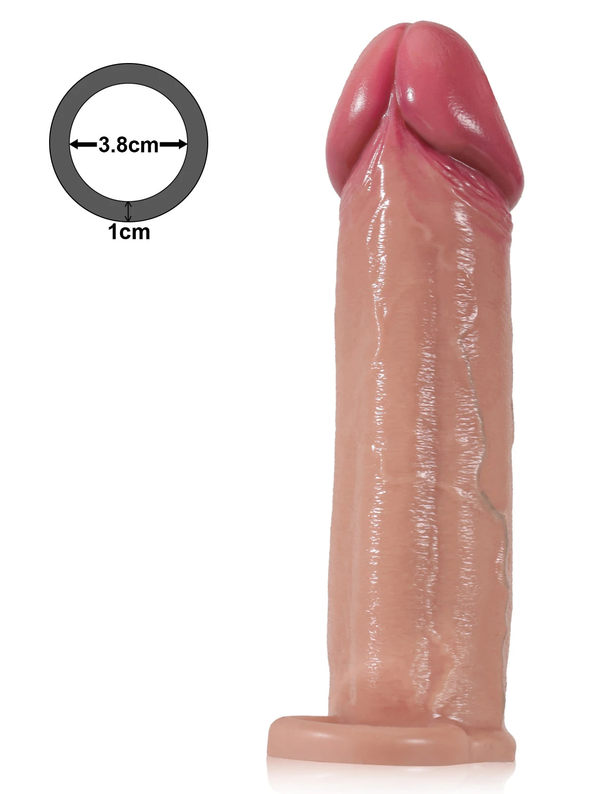 Peter - Ultra-Realistische Penishülle mit Gleitender Haut - 23 cm