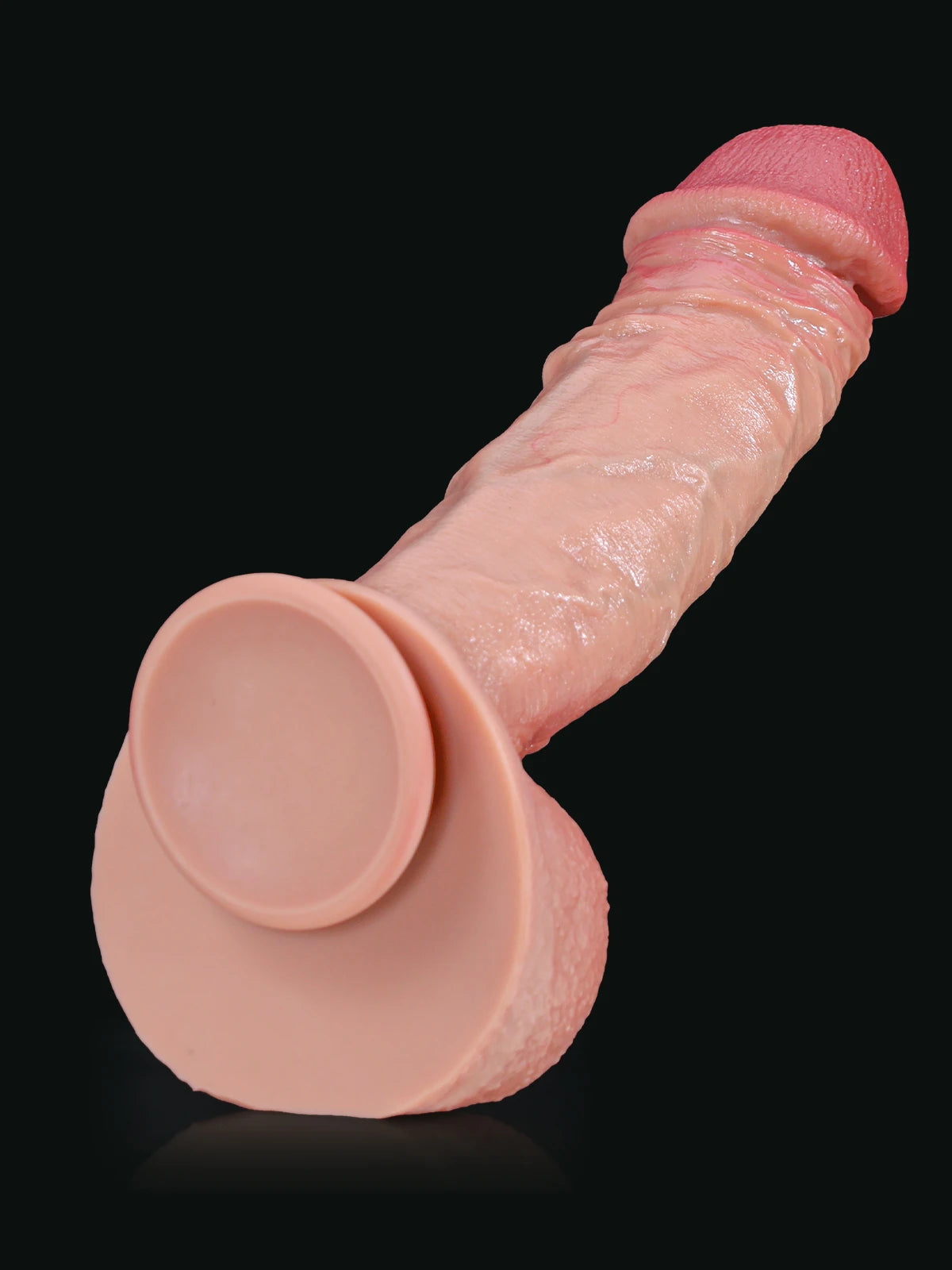 Rockwell - Großer, dicker Dildo mit realistischer, faltiger Haut - 27,5 cm