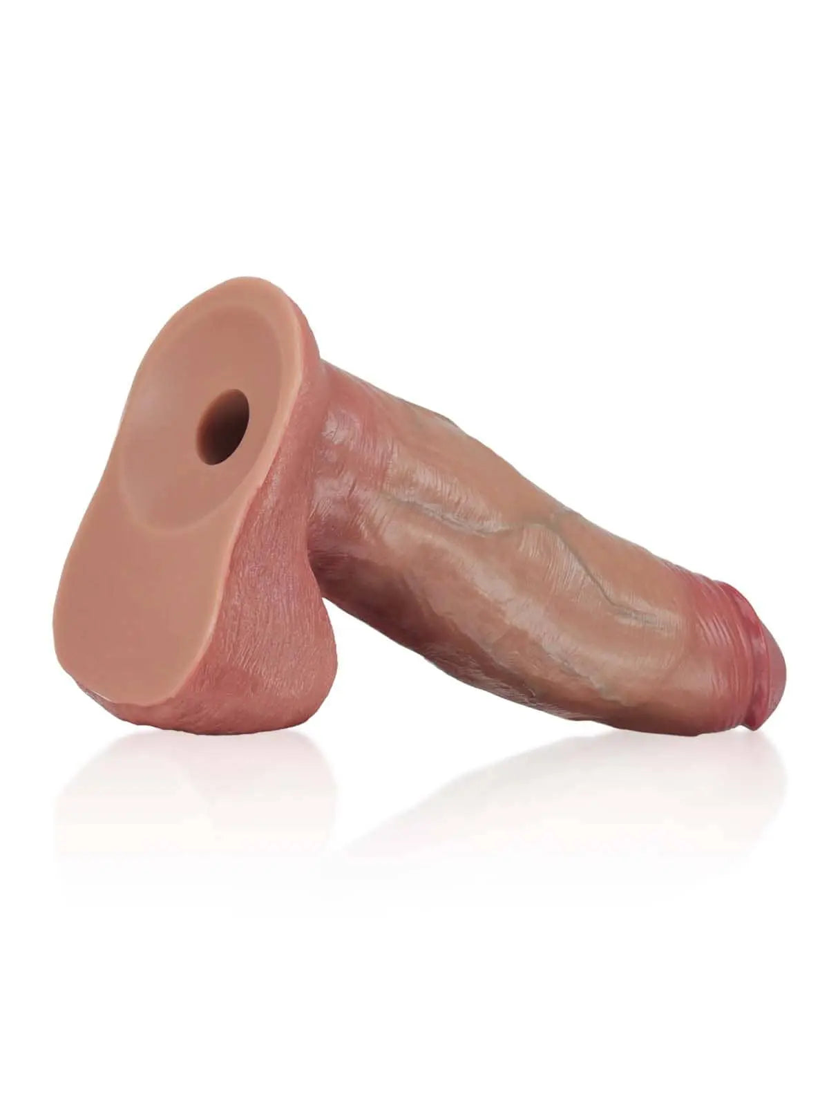 Ryder - Realistischer Dildo mit gleitender Haut, Hoden & Vac-U-Lock-Anschluss - 22,8 cm