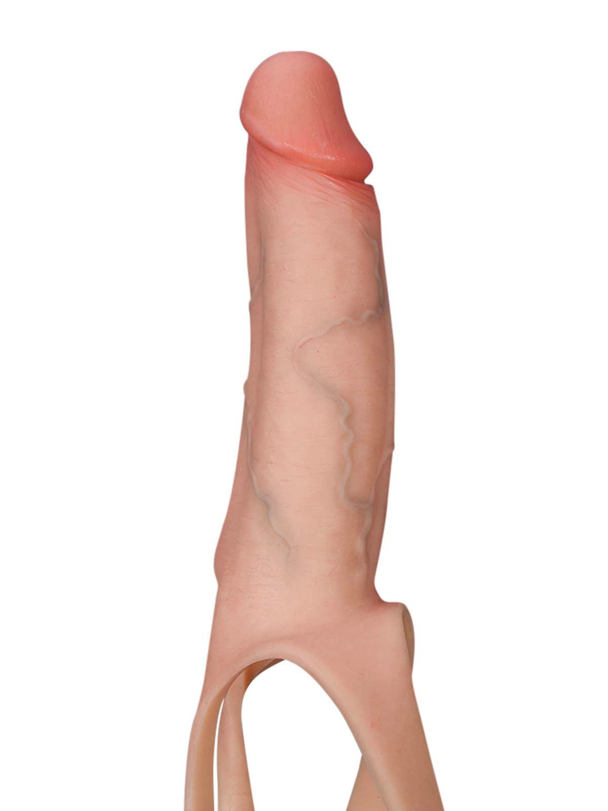 Seraphine - Tragbarer Hohldildo als Umschnalldildo, Peniserweiterung & ED-Hülle - 21 cm