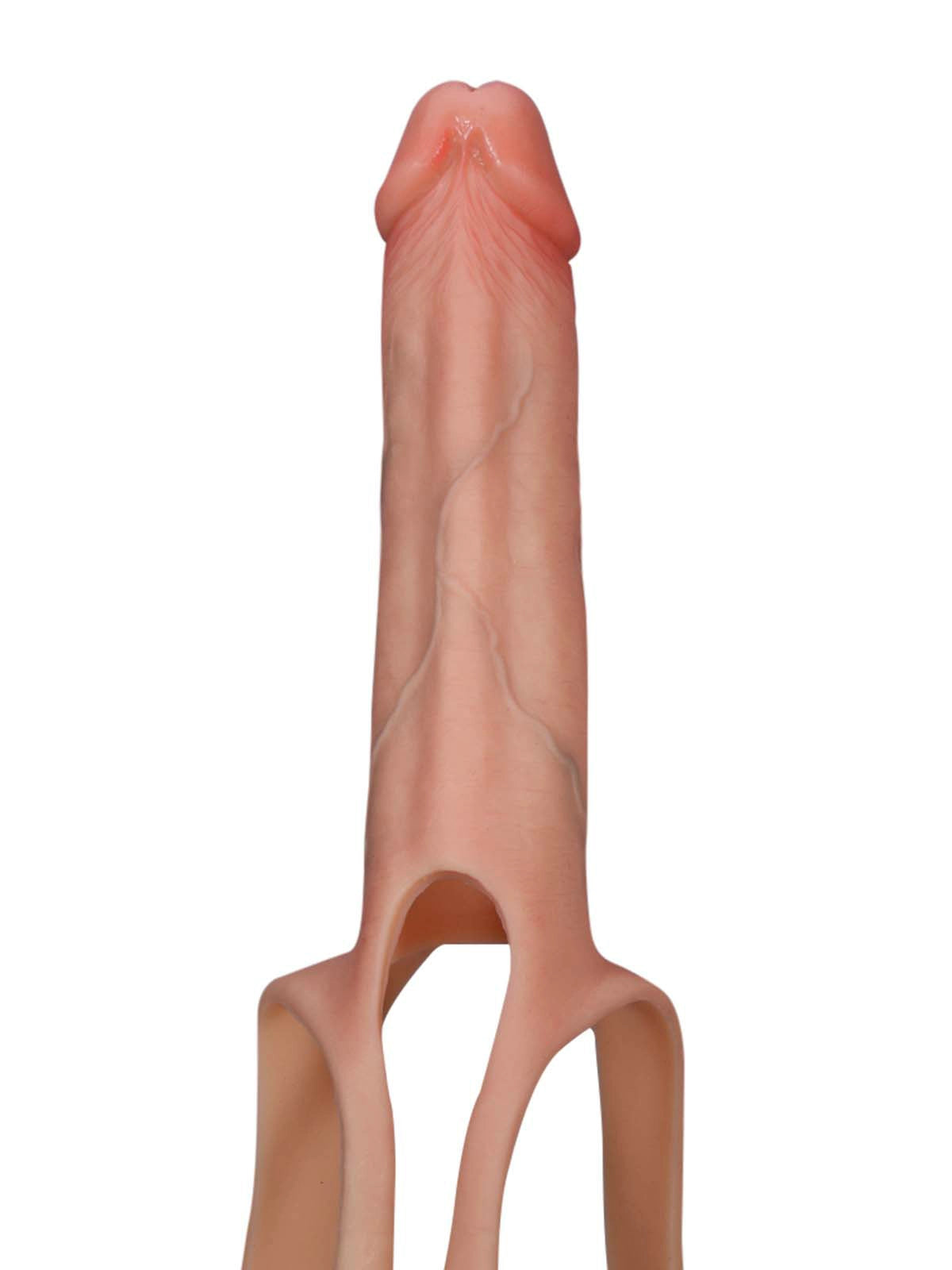 Seraphine - Tragbarer Hohldildo als Umschnalldildo, Peniserweiterung & ED-Hülle - 21 cm