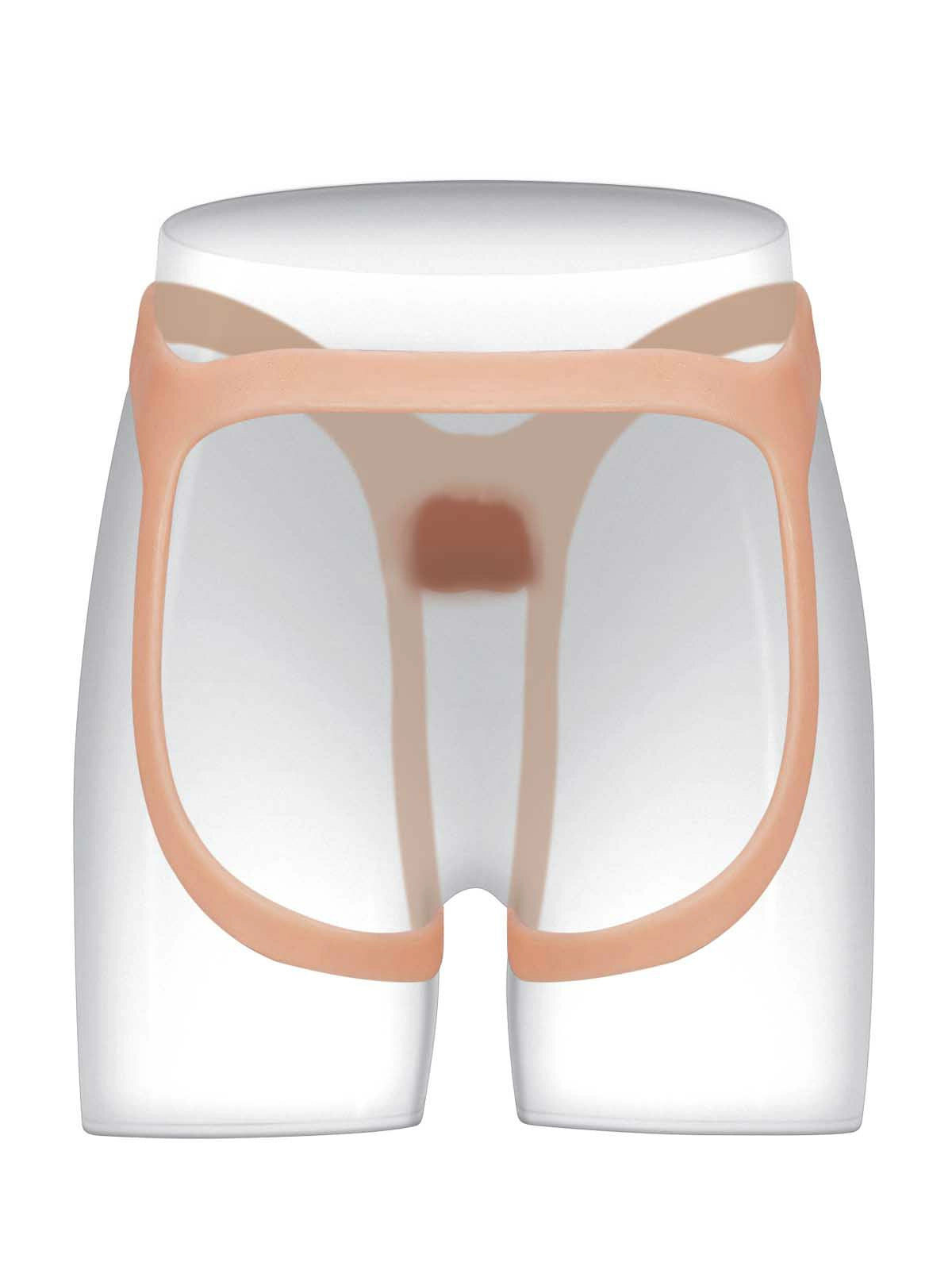 Seraphine - Tragbarer Hohldildo als Umschnalldildo, Peniserweiterung & ED-Hülle - 21 cm