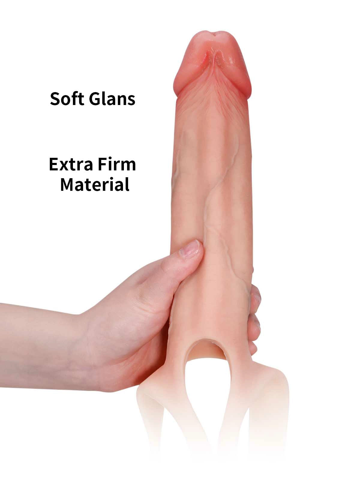 Seraphine - Tragbarer Hohldildo als Umschnalldildo, Peniserweiterung & ED-Hülle - 21 cm