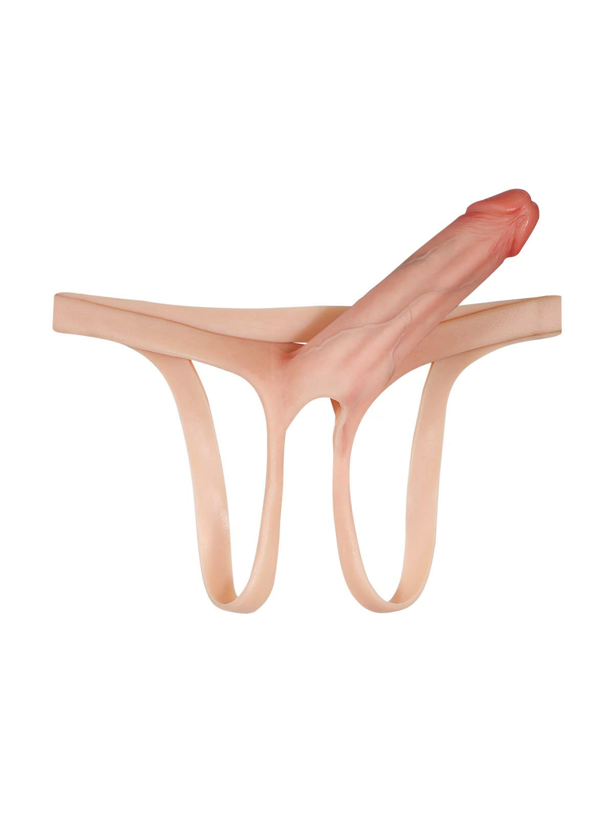 Seraphine - Tragbarer Hohldildo als Umschnalldildo, Peniserweiterung & ED-Hülle - 21 cm