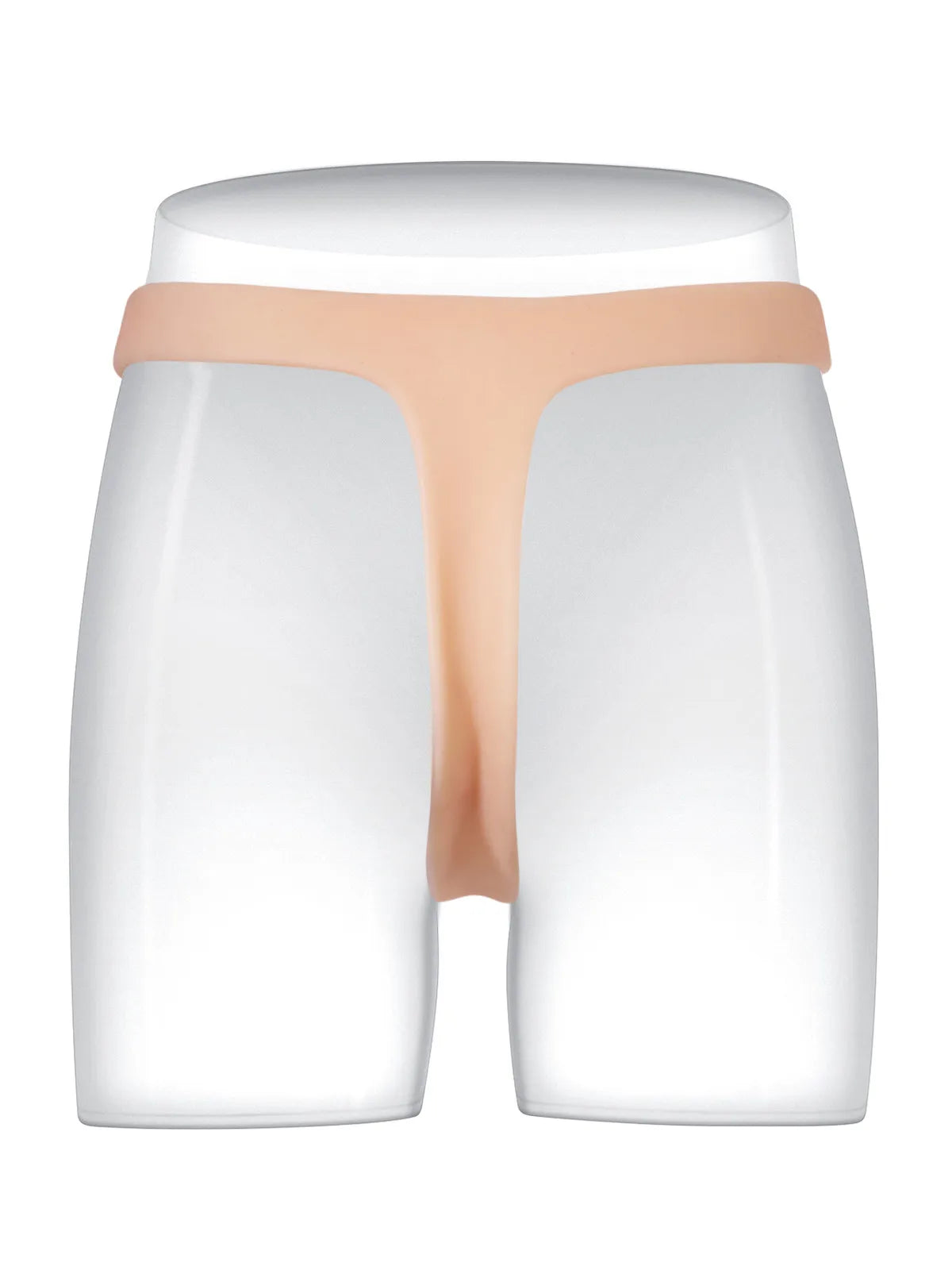 Fenrir - Silikon-Strap-On mit stabilem Dildo - Ideal für lesbische Paare & Pegging - 15 cm