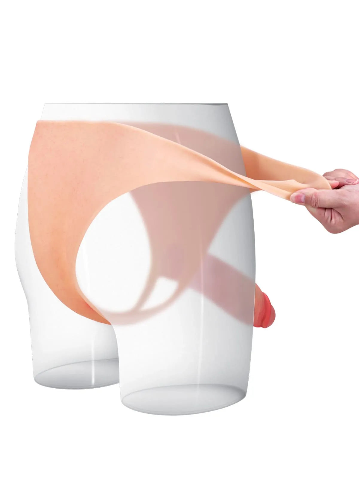 Tristan - Tragbarer, hohler Strap-On-Dildo • ED-Penishülle - 20 cm