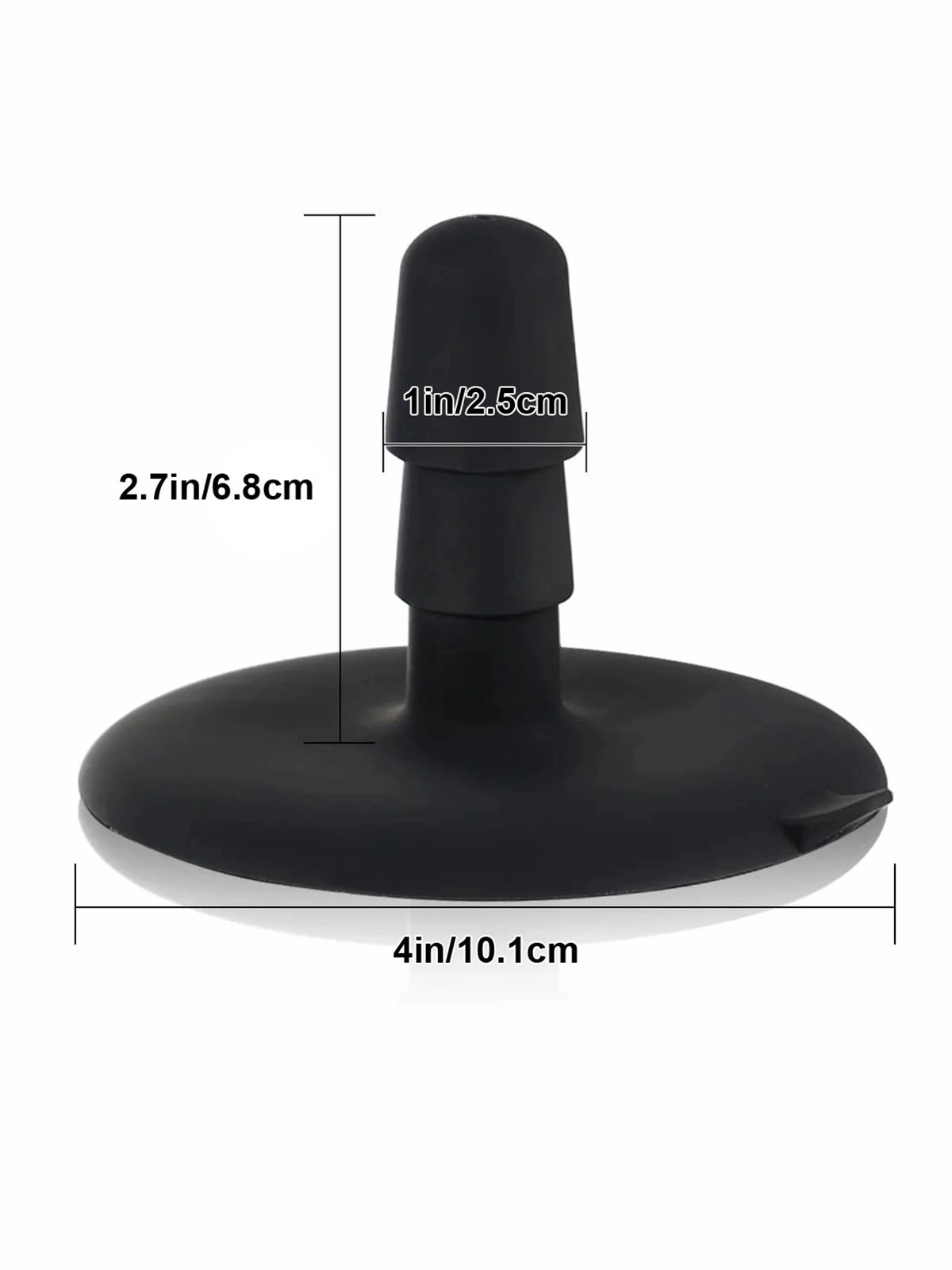 Elrond - Gebogener Silikon-Dildo mit zulaufender Form, Vac-U-Lock-kompatibel - 24,5 cm