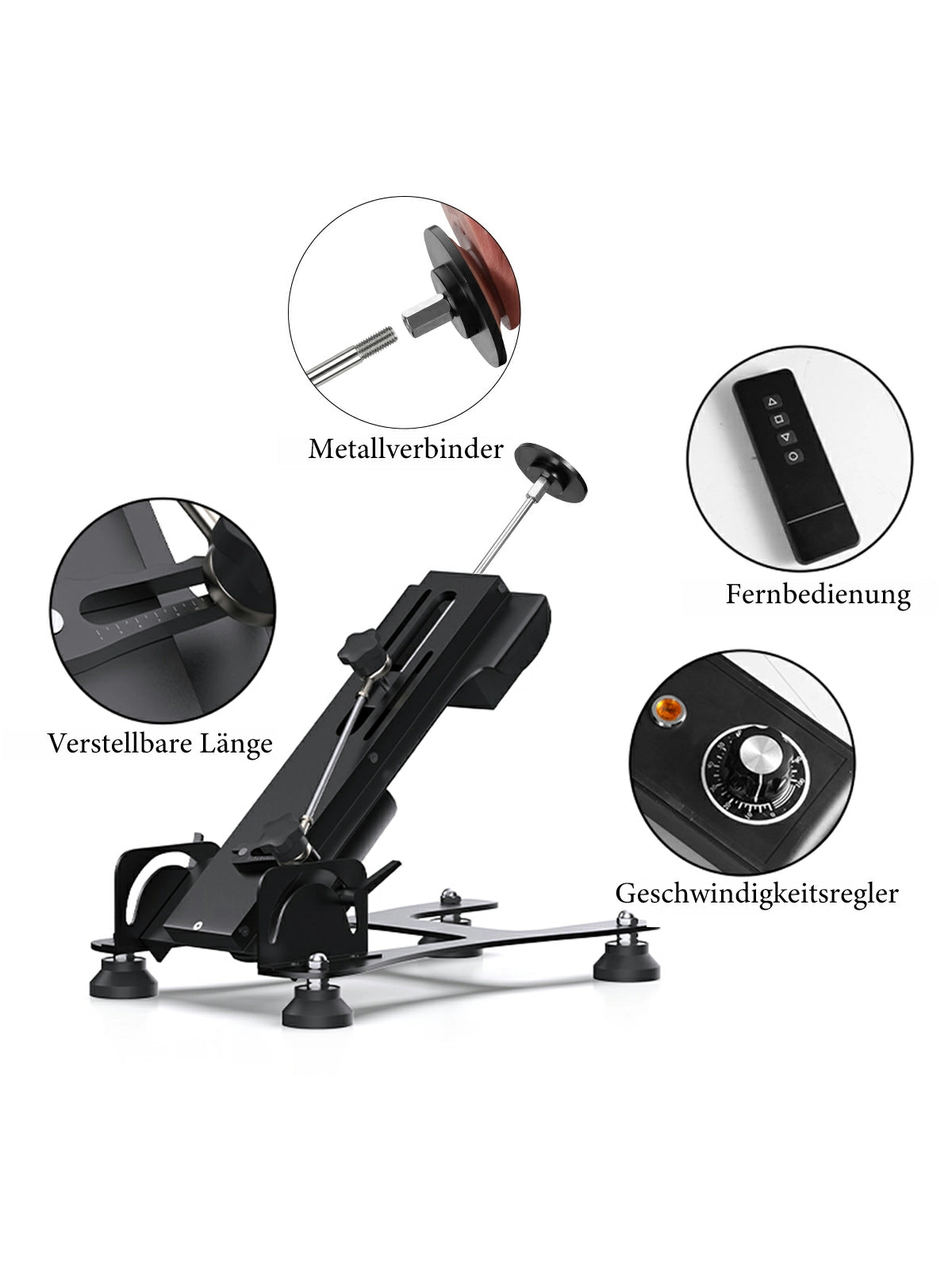 Vortex - Professionelle Sexmaschine mit Variabler Hublänge und Kabelloser Fernbedienung