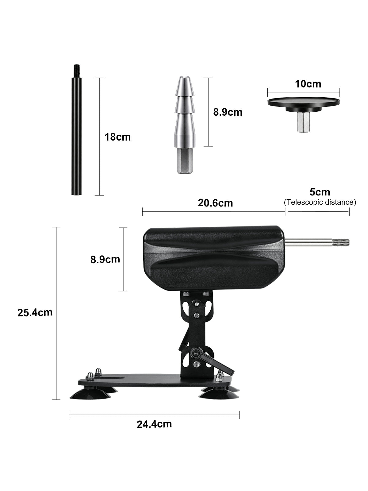 Whisper - VAC-U-LOCK Seksmachine voor Fluisterstille Sessies