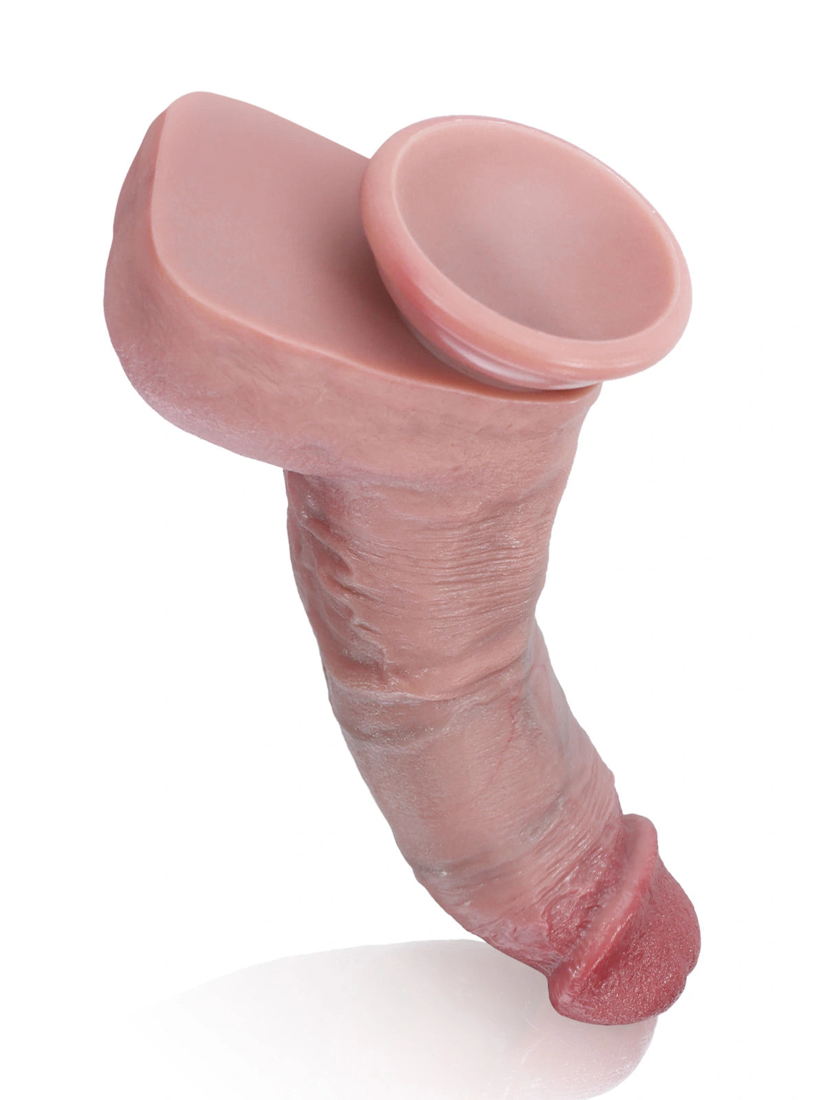 Dave - Weicher, realistischer Dildo mit detailreicher Struktur für Einsteiger - 18,5 cm