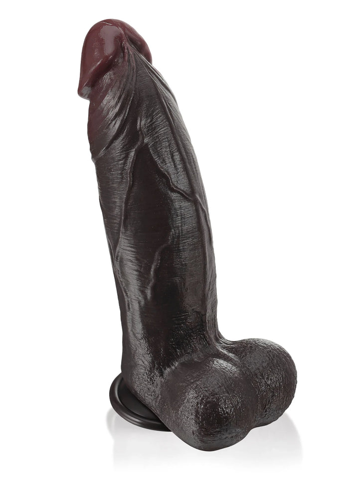 Jana - Strong Extra Großer, Dicker Dildo mit Doppelter Dichte - 28 cm Black