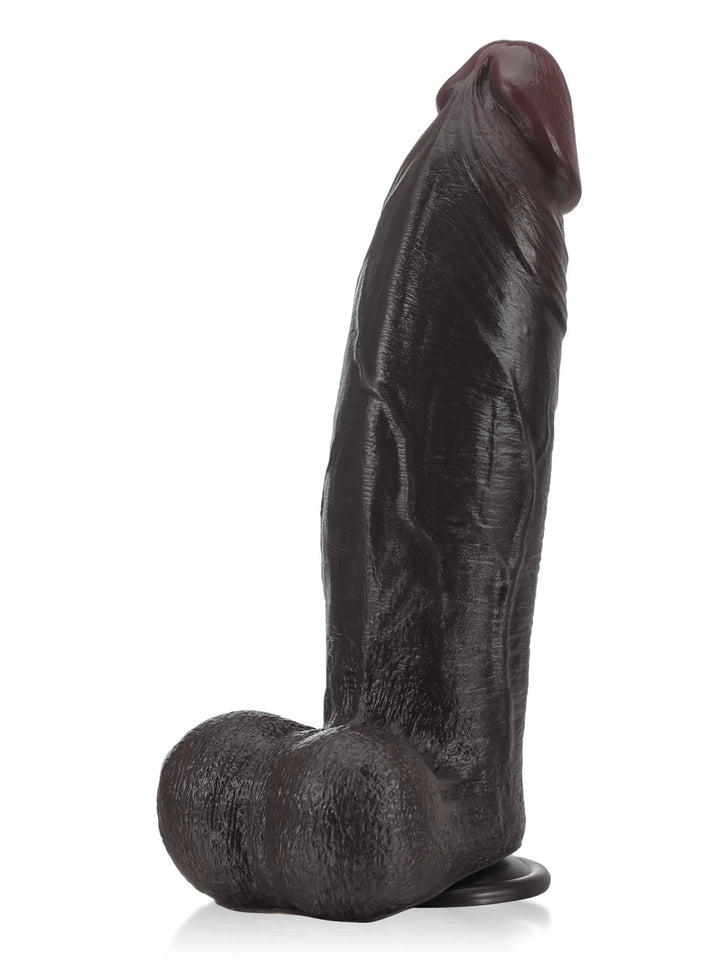 Jana - Strong Extra Großer, Dicker Dildo mit Doppelter Dichte - 28 cm Black