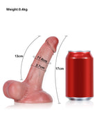 Beacher - Kleiner, realistischer Dildo mit geschwollenen Hoden - 17 cm