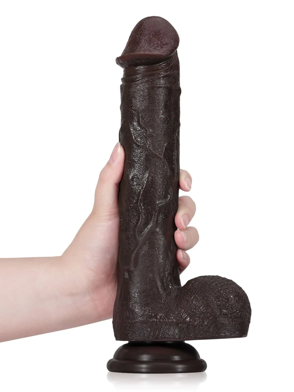 Becker - Großer Realistischer Dildo mit 7 Stoßmodi und 3 Vibrationsstufen - 28,7 cm