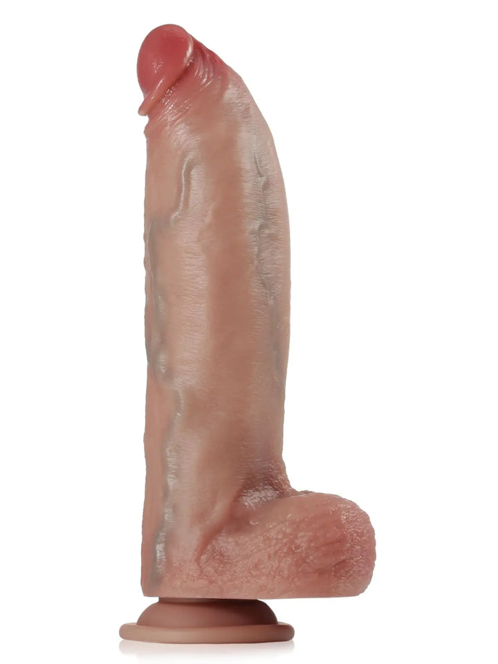 Billy – Dicker Pulsierender Stoß-Dildo mit Vibration & Wärme – 24 cm
