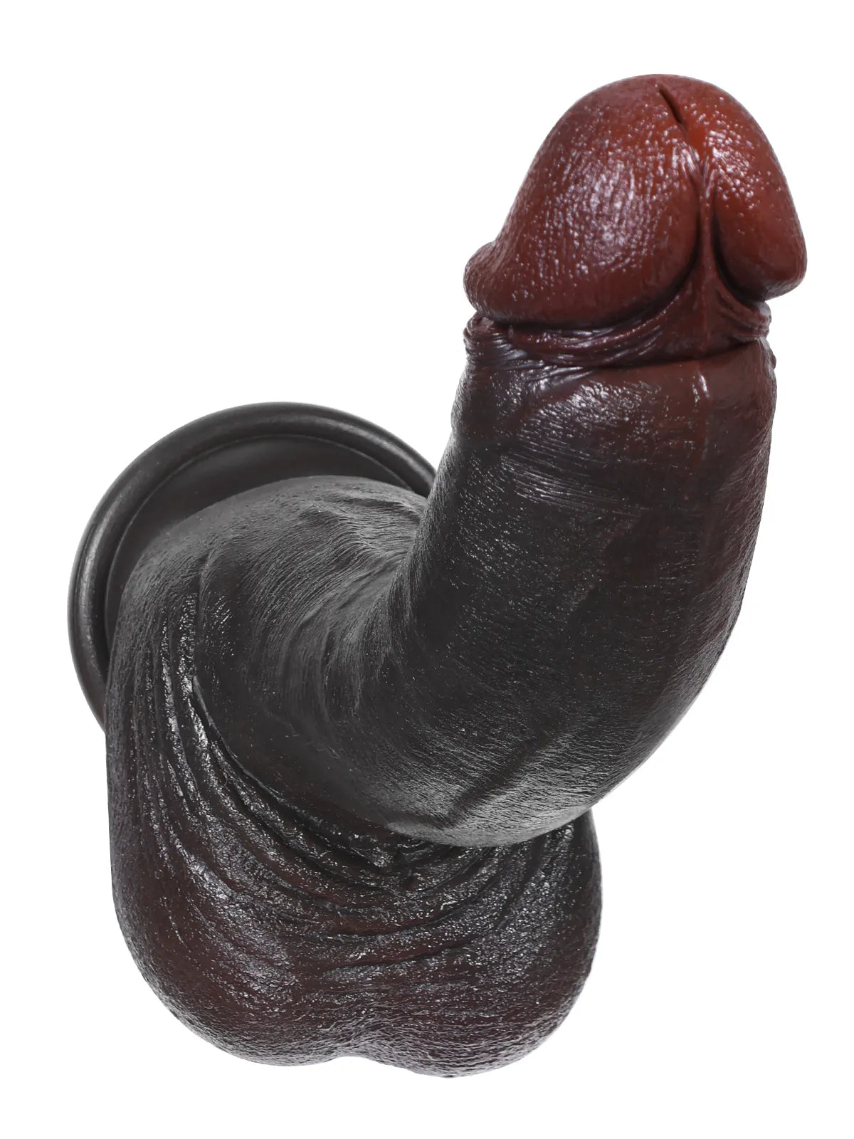 Brandon - Realistischer Dildo · Weiche Haut · Bewegliche Hoden · Gerade Form - 24 cm