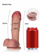 Cody - Realistischer Dildo mit Pilzförmiger Eichel und Detaillierter Textur - 22 cm