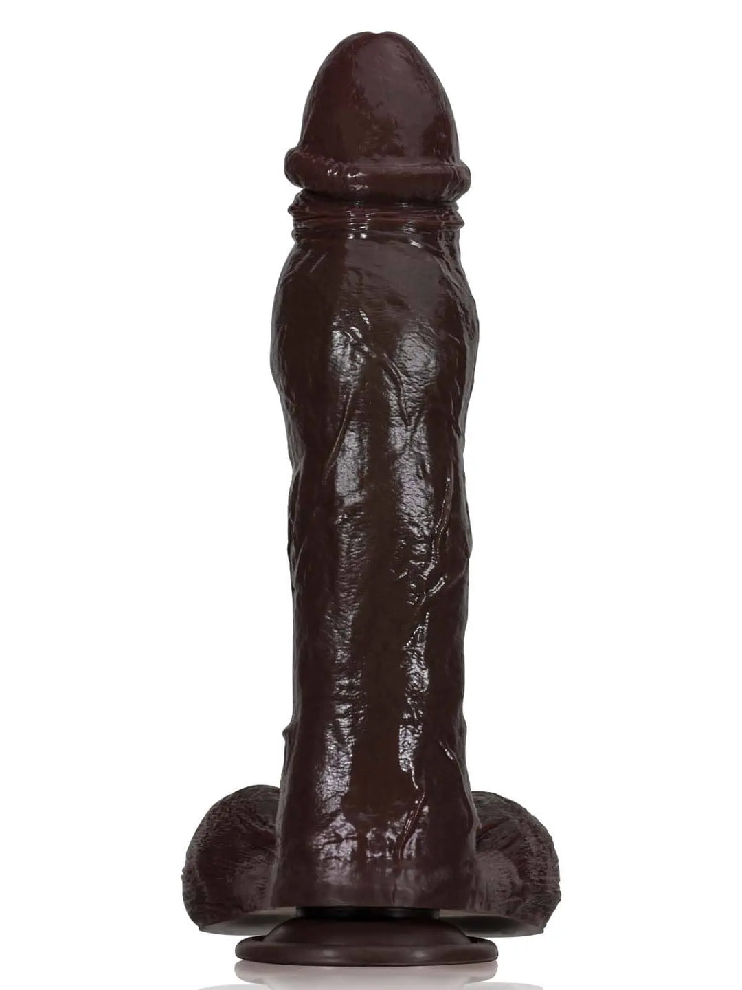 Daniel - Realistischer Dildo mit Stoßfunktion, konturiert & starke Vibration - 25,4 cm