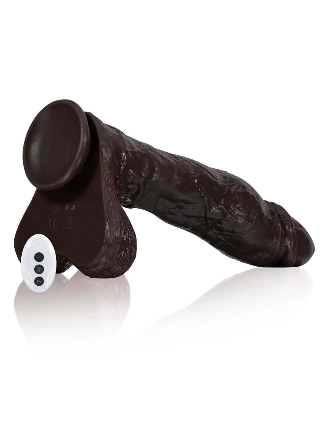 Daniel - Realistischer Dildo mit Stoßfunktion, konturiert & starke Vibration - 25,4 cm