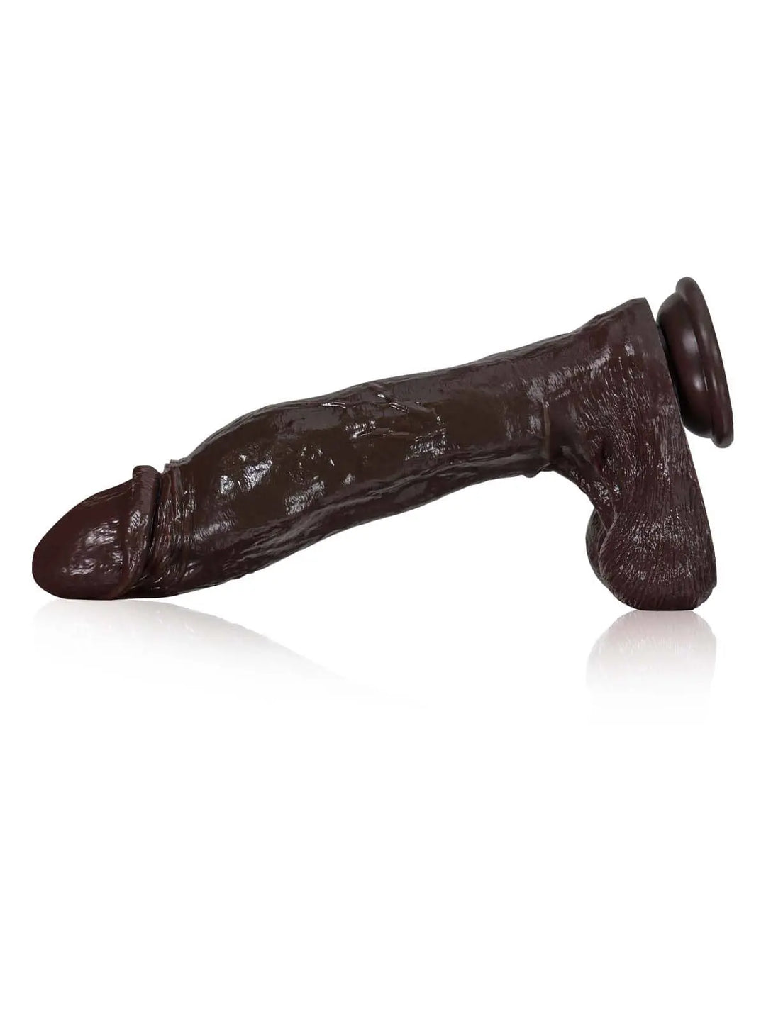 Daniel - Realistischer Dildo mit Stoßfunktion, konturiert & starke Vibration - 25,4 cm