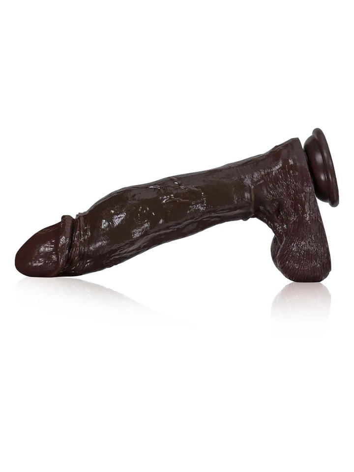 Daniel - Realistischer Dildo mit Stoßfunktion, konturiert & starke Vibration - 25,4 cm