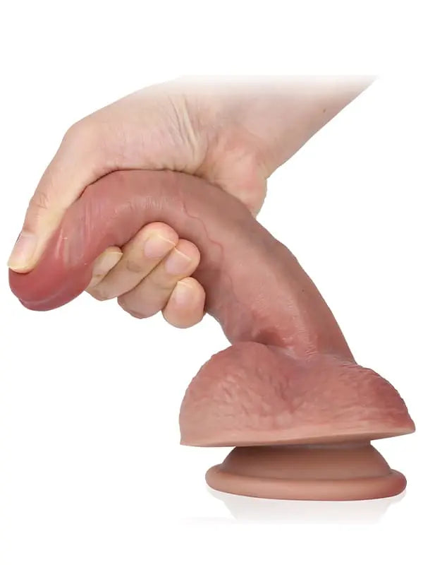 David - Weiches Realistisches Silikon Dildo – Hautähnliche Struktur, Kleiner Dildo -19cm