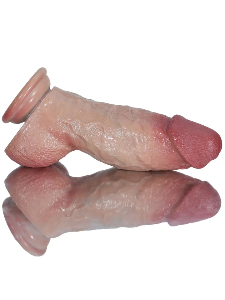 David – Realistischer Dildo, kurz, dick & voluminös – 16,5 cm