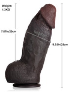 Diego - Realistischer Dildo mit Dual-Density-Silikon und Progressiver Verdickung - 28 cm