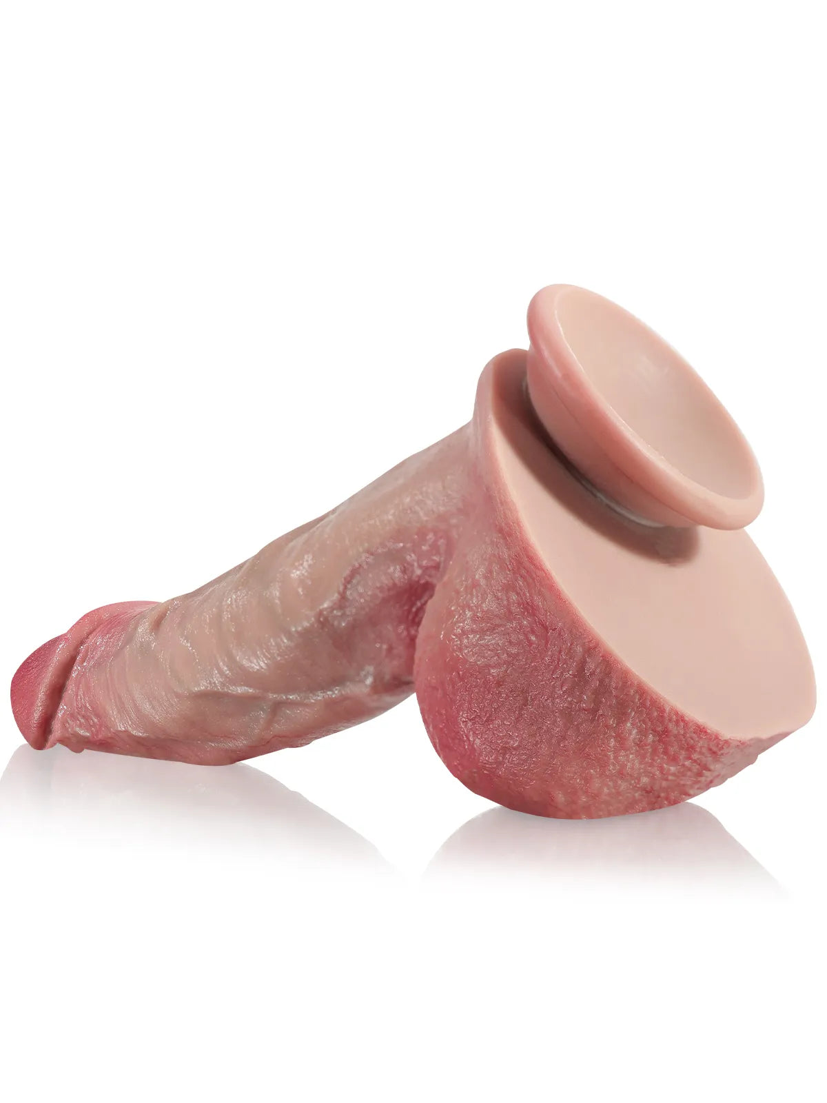 Helmut - Großer, dicker Dildo mit realistischer, faltiger Haut - 28 cm