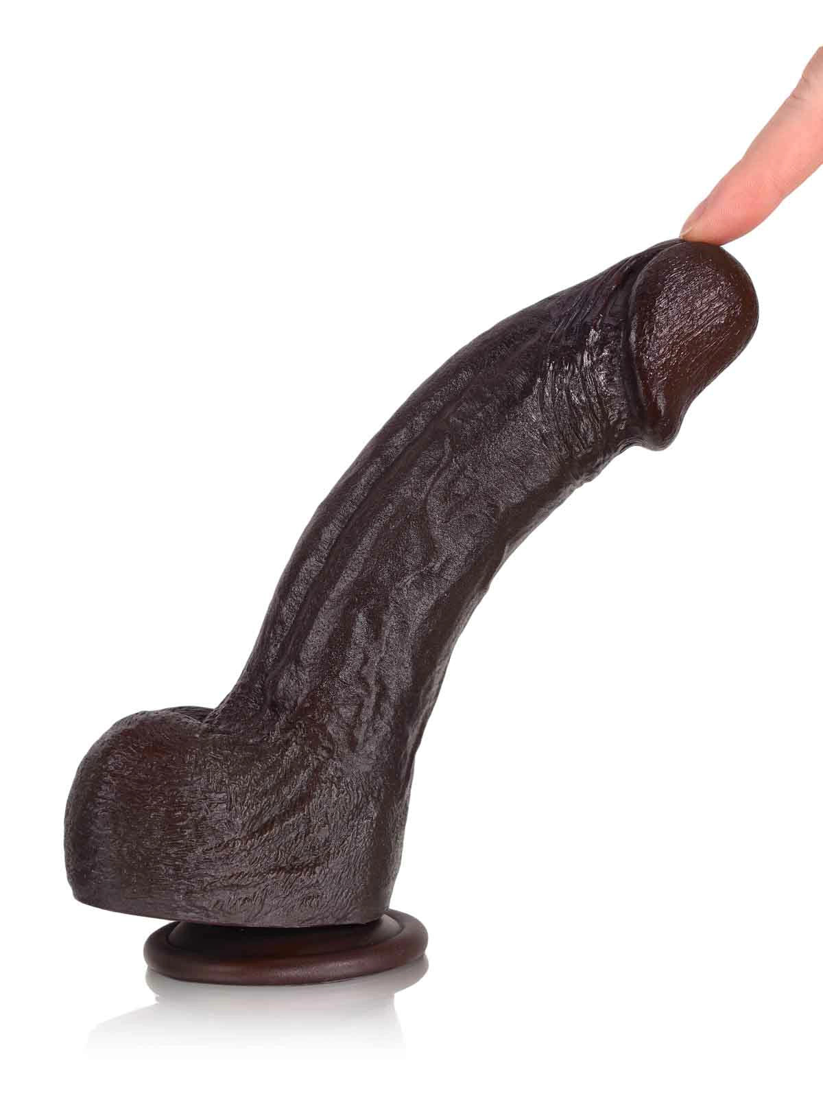 Jake - Schlanker Realistischer Dildo mit Biegbarem Metallkern - 21 cm