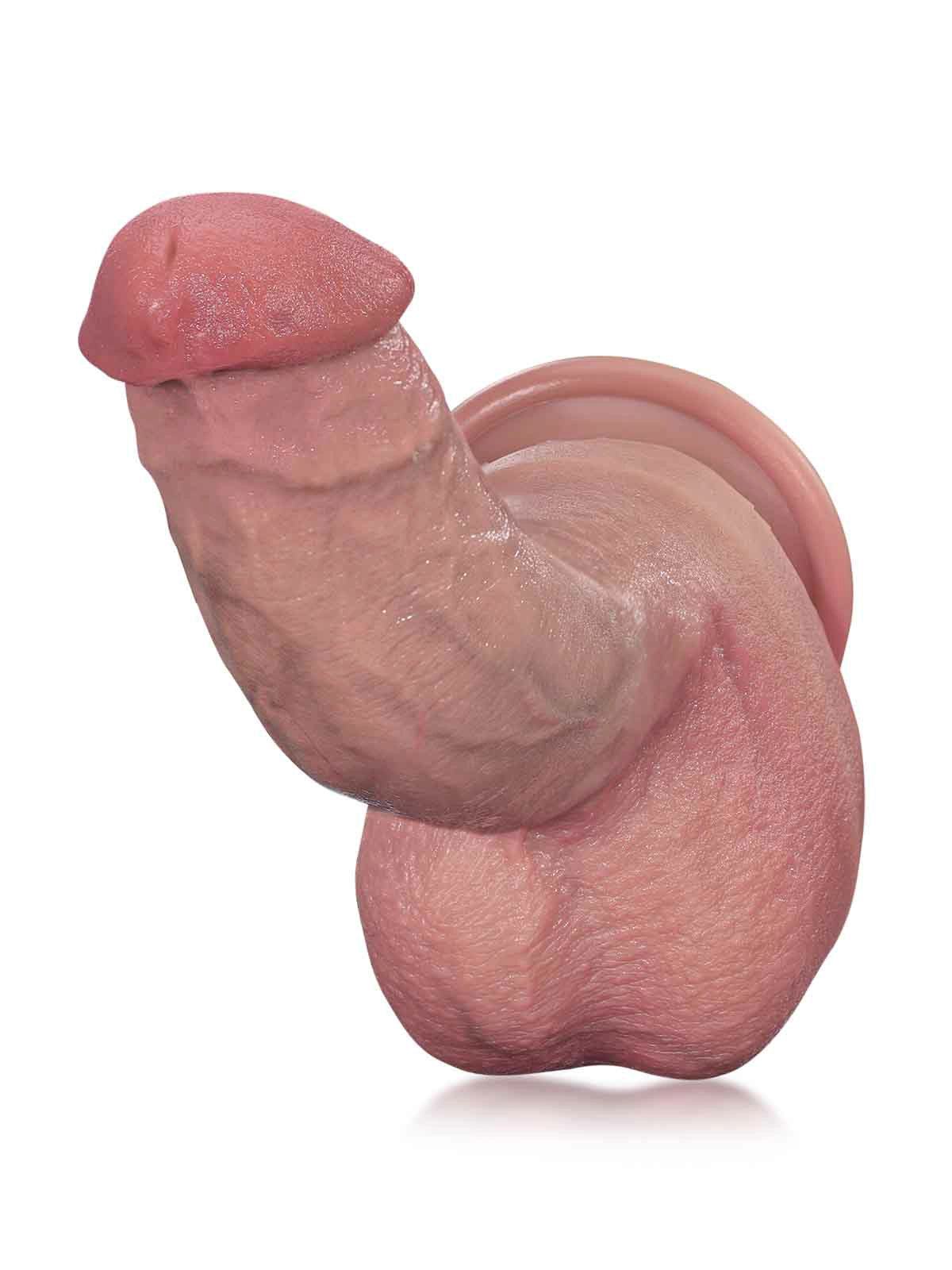 Jamie - Realistischer Dildo mit flexiblem Metallkern für Einsteiger – 20,8 cm