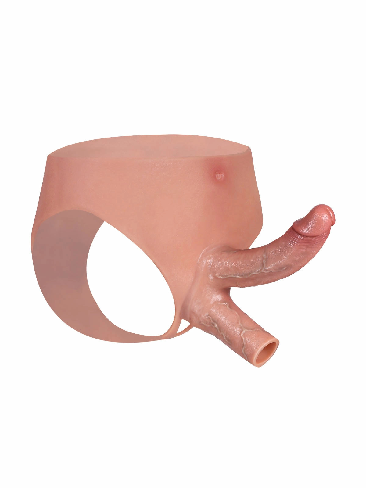 Jax - Umschnalldildo mit Penishülle für doppelte Penetration - 16,5 cm