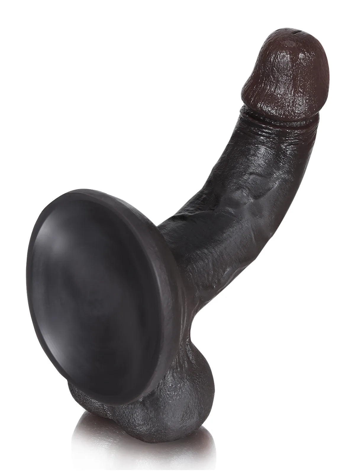 John - Realistischer Dildo · Großer Saugnapf · Flexible Hoden - 21 cm