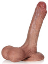 Jozef - Realistischer Dildo mit Faltiger Vorhaut und Lockeren, Beweglichen Hoden - 24,5 cm