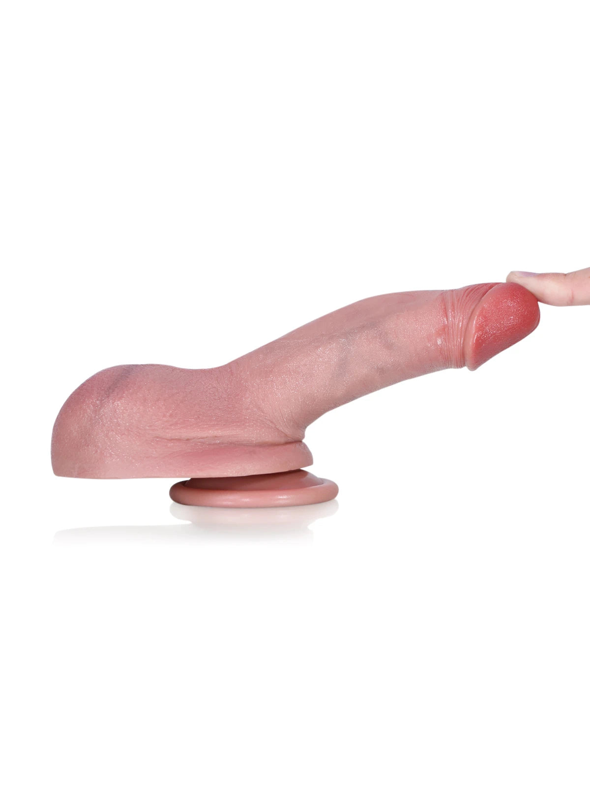 Julian - Kleiner, realistischer Dildo mit großen Hoden für Einsteiger - 16 cm