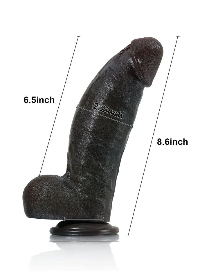 Käthe - Ultra Realistic Dildo - 21.8cm Black