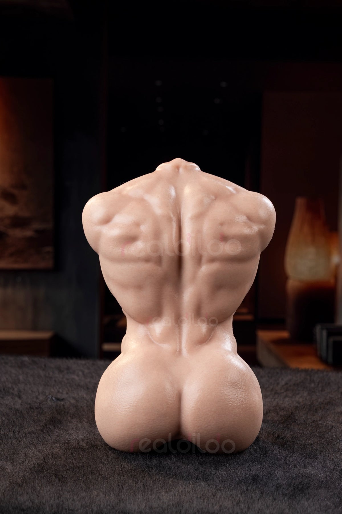 Lorenz - Kompakter Dildo-Torso 1,88 kg mit 16 cm Dildo, Oral- und Analkanal