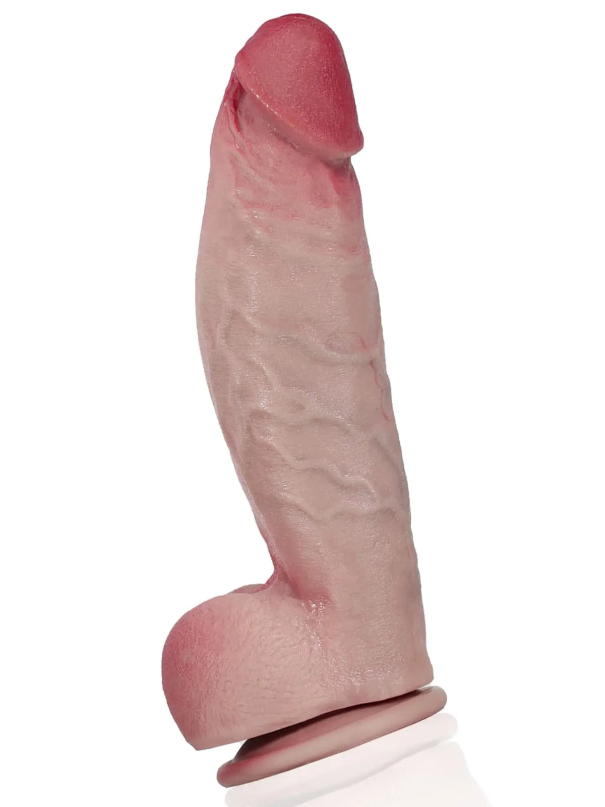 Lutz - Weicher, realistischer Silikon-Dildo mit ausgeprägten Adern - 24,5 cm